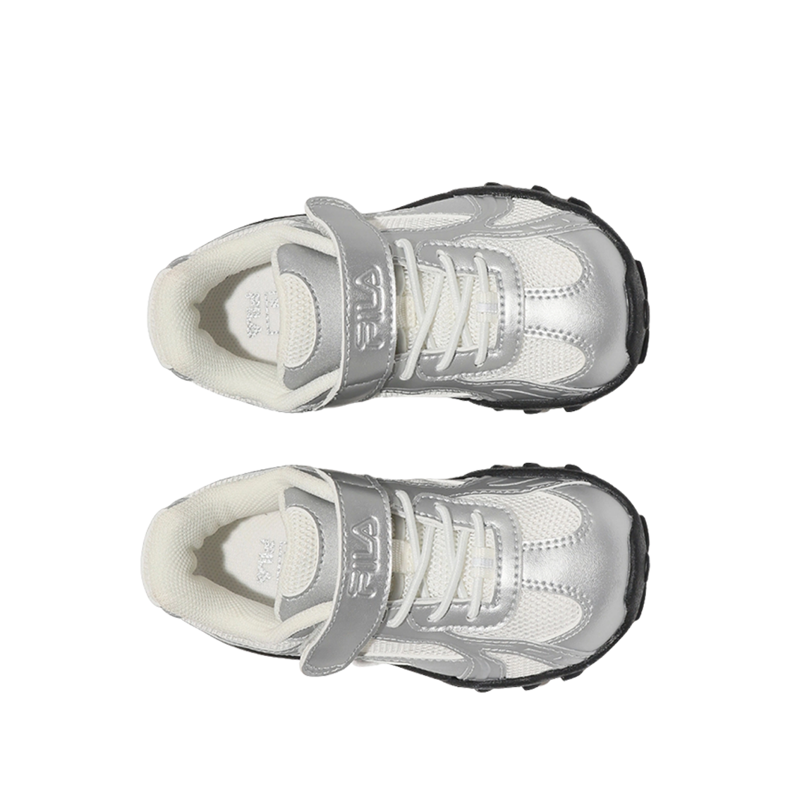 (키즈) 휠라 에샤페 실버문 실버((Kids) Fila Echappe Silvermoon Silver) - 2
