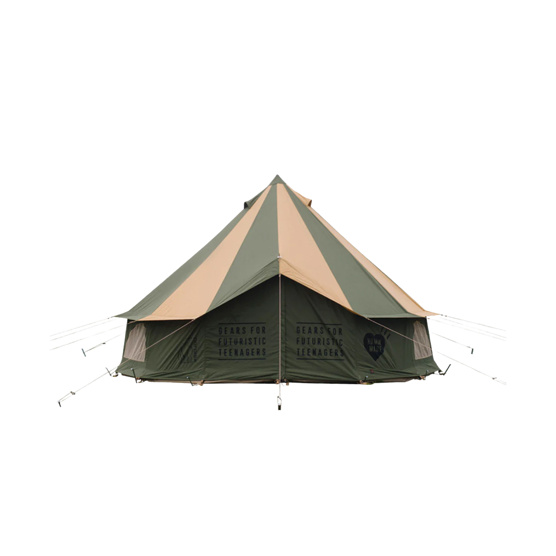 휴먼 메이드 x 노르디스크 아스가르드 12.6 텐트 올리브 드랩(Human Made x Nordisk Asgard 12.6 Tent Olive drab)