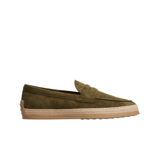 XXM0TV0FQ80RE0V611 Tod's Loafers in Suede Green