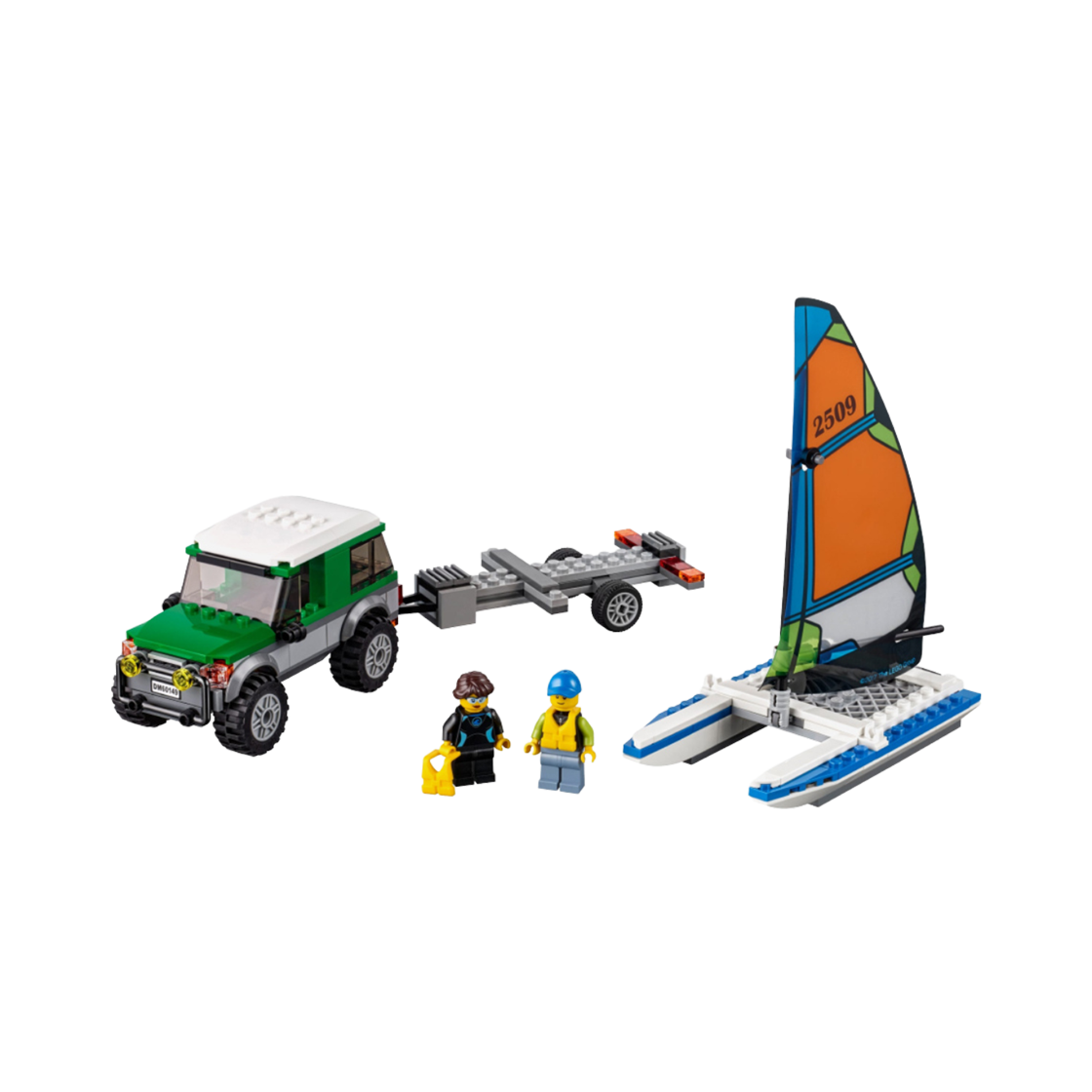 레고 4x4 오프로드와 요트(Lego 4x4 with Catamaran) - 1
