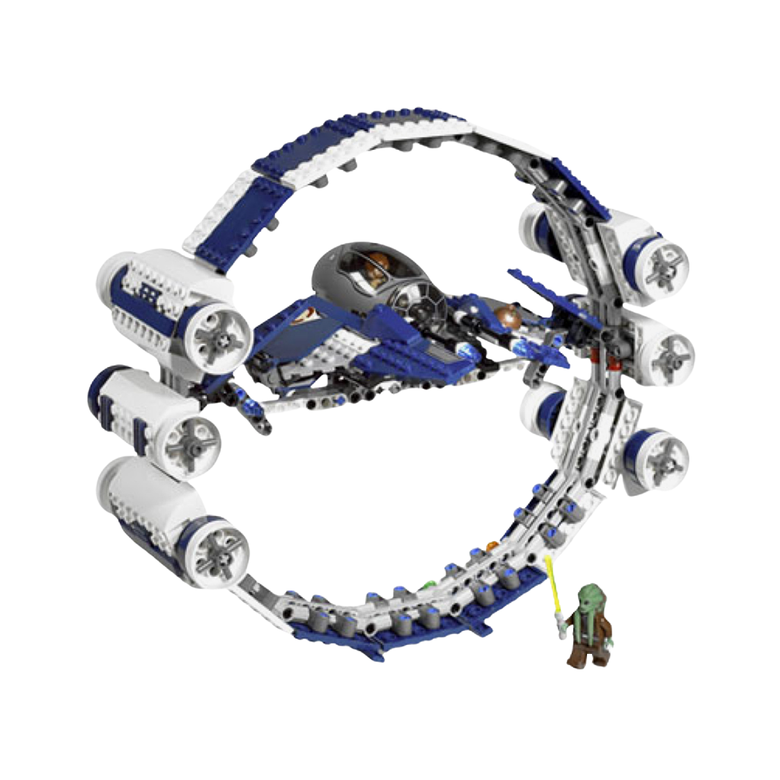 레고 스타워즈 하이퍼드라이브 부스터 링을 갖춘 제다이(Lego Star Wars Jedi Starfighter with Hyperdrive Booster Ring) - 1