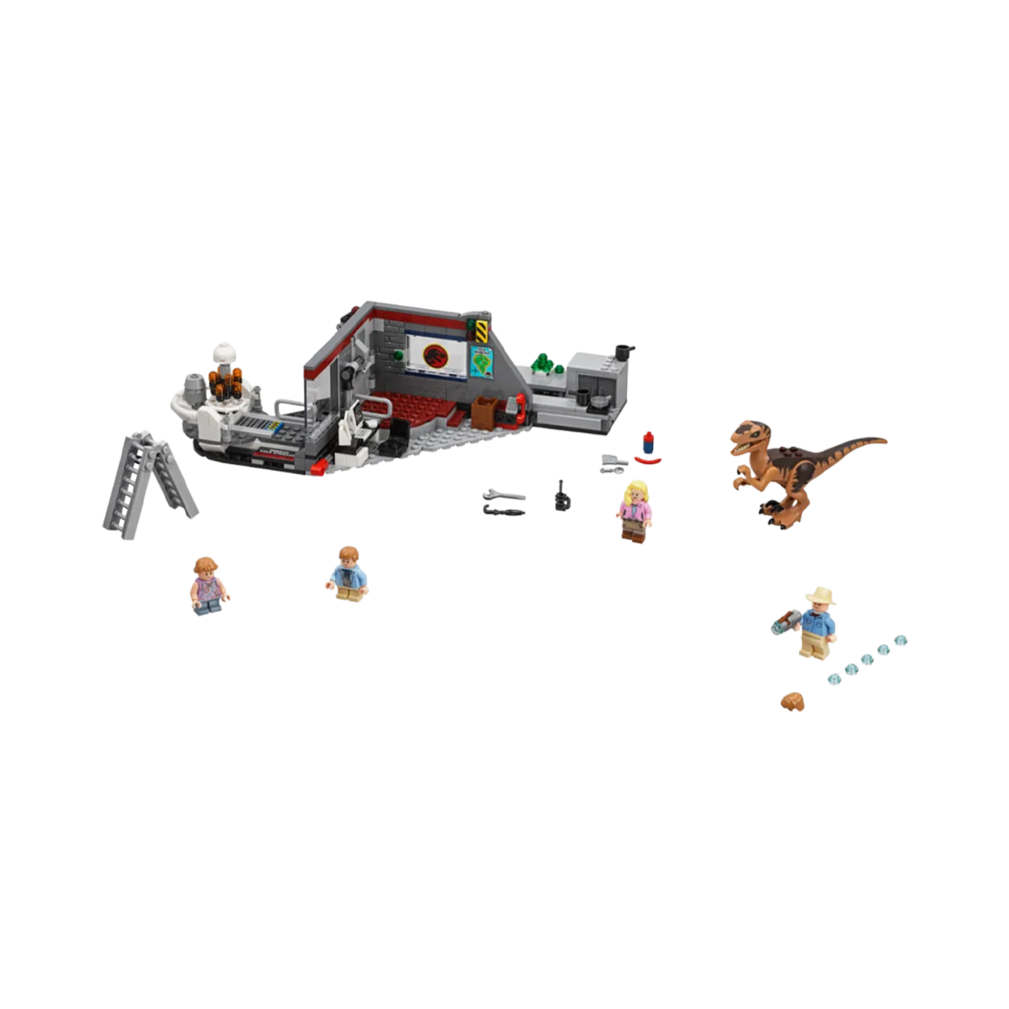 레고 쥬라기 월드 랩터 추격전(Lego Jurassic World Jurassic Park Velociraptor Chase) - 1