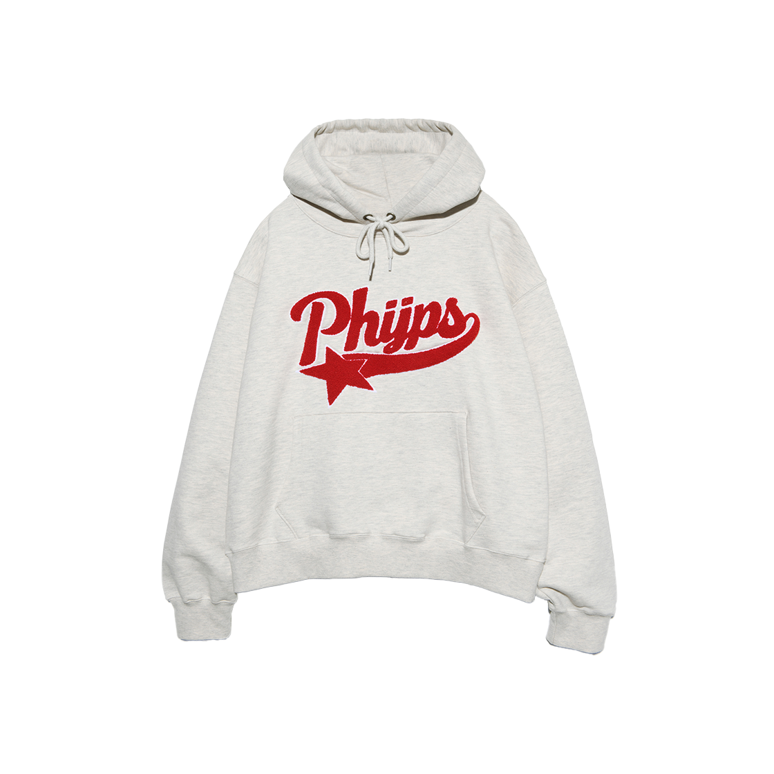 PD01HD2073OT Phyps Dept Star Tail Hoodie Oatmeal