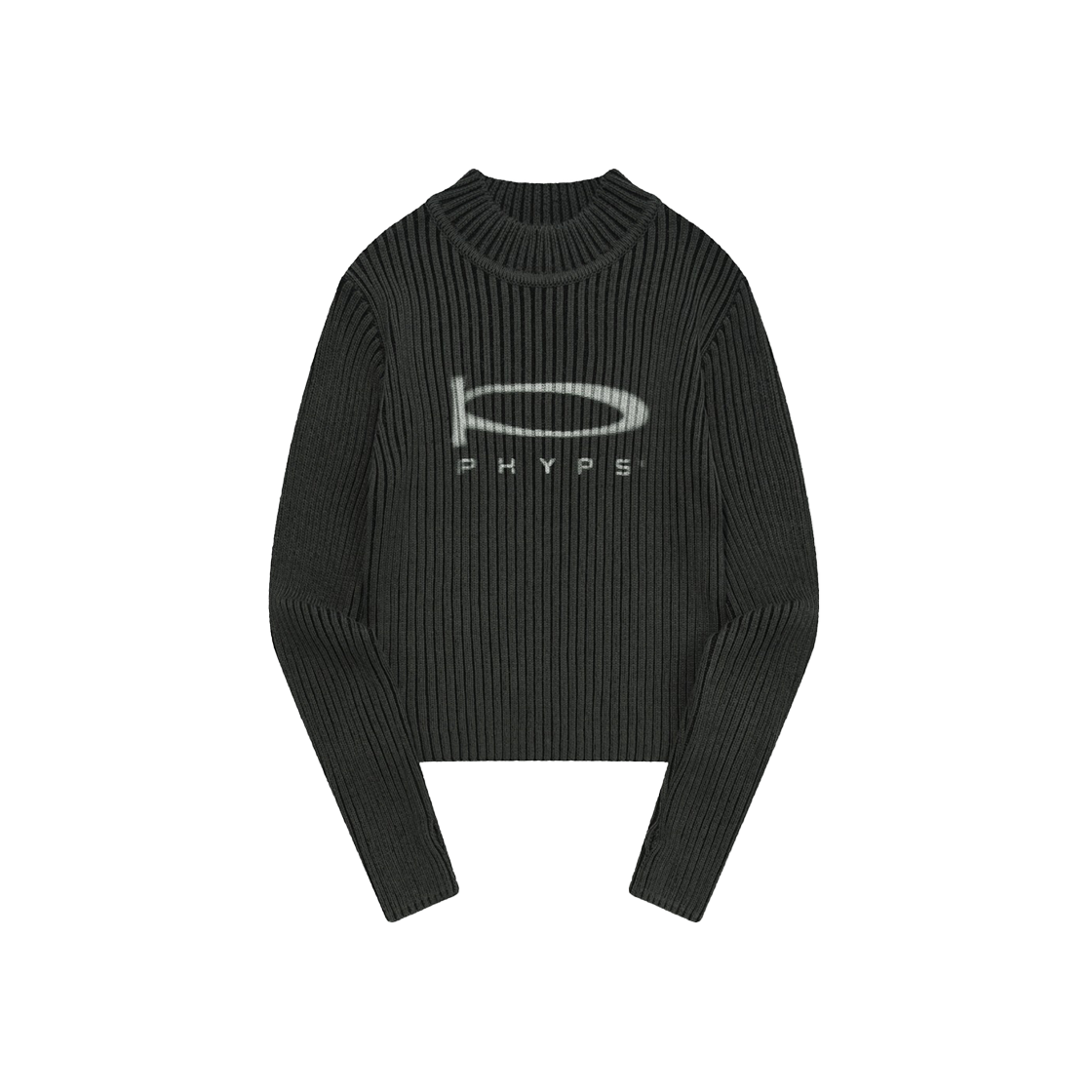 PES1KT201ABK Phyps Dept Women's P-ACTIVE Two-Tone Lip Knit Black