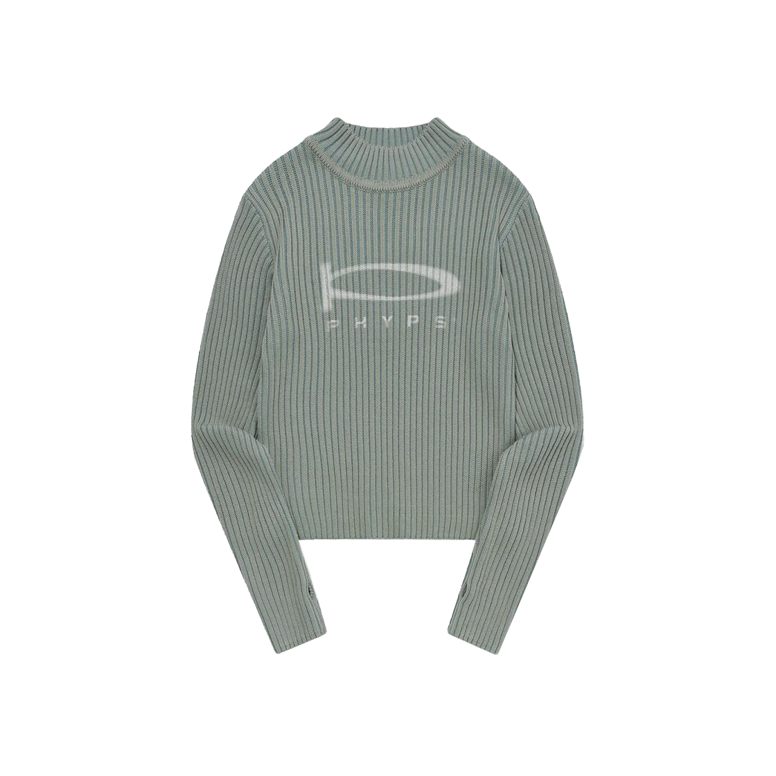 PES1KT201AGE Phyps Dept Women's P-ACTIVE Two-Tone Lip Knit Grey