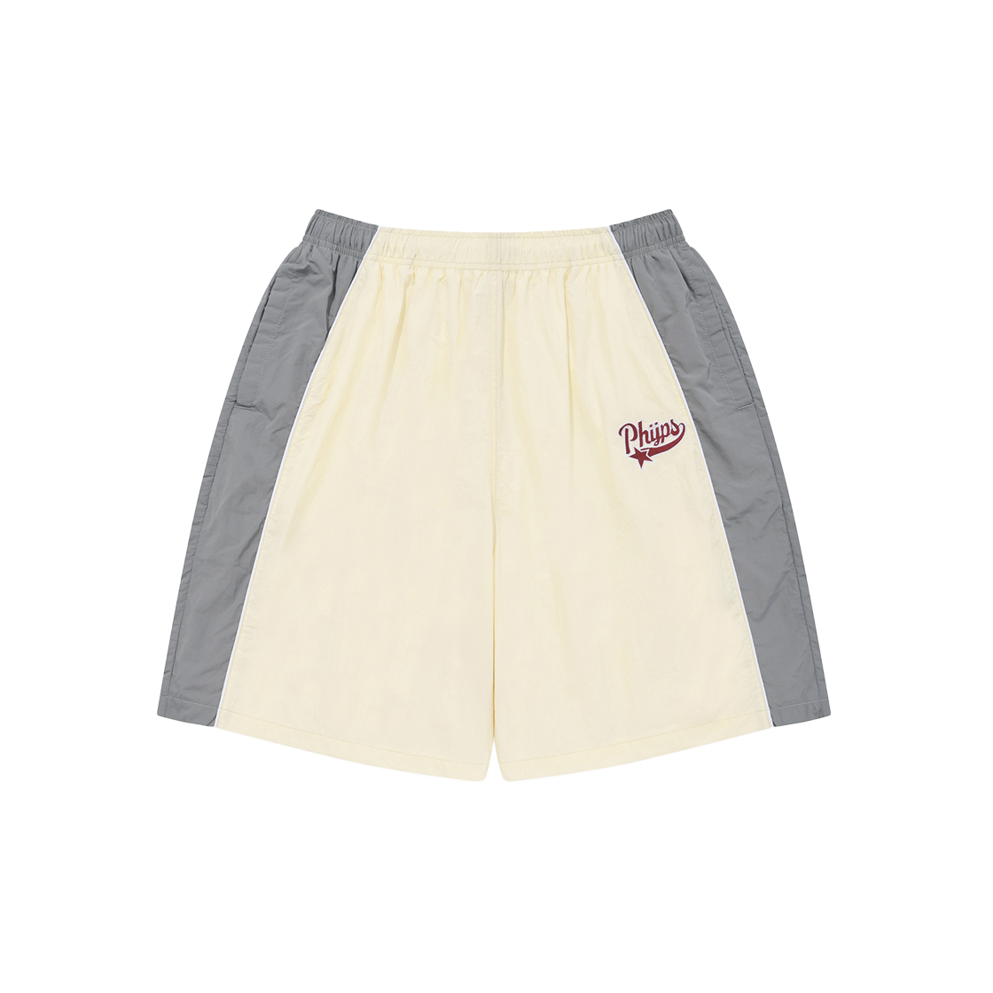 PEM1SO398AIV Phyps Dept Tail Logo Shorts Ivory