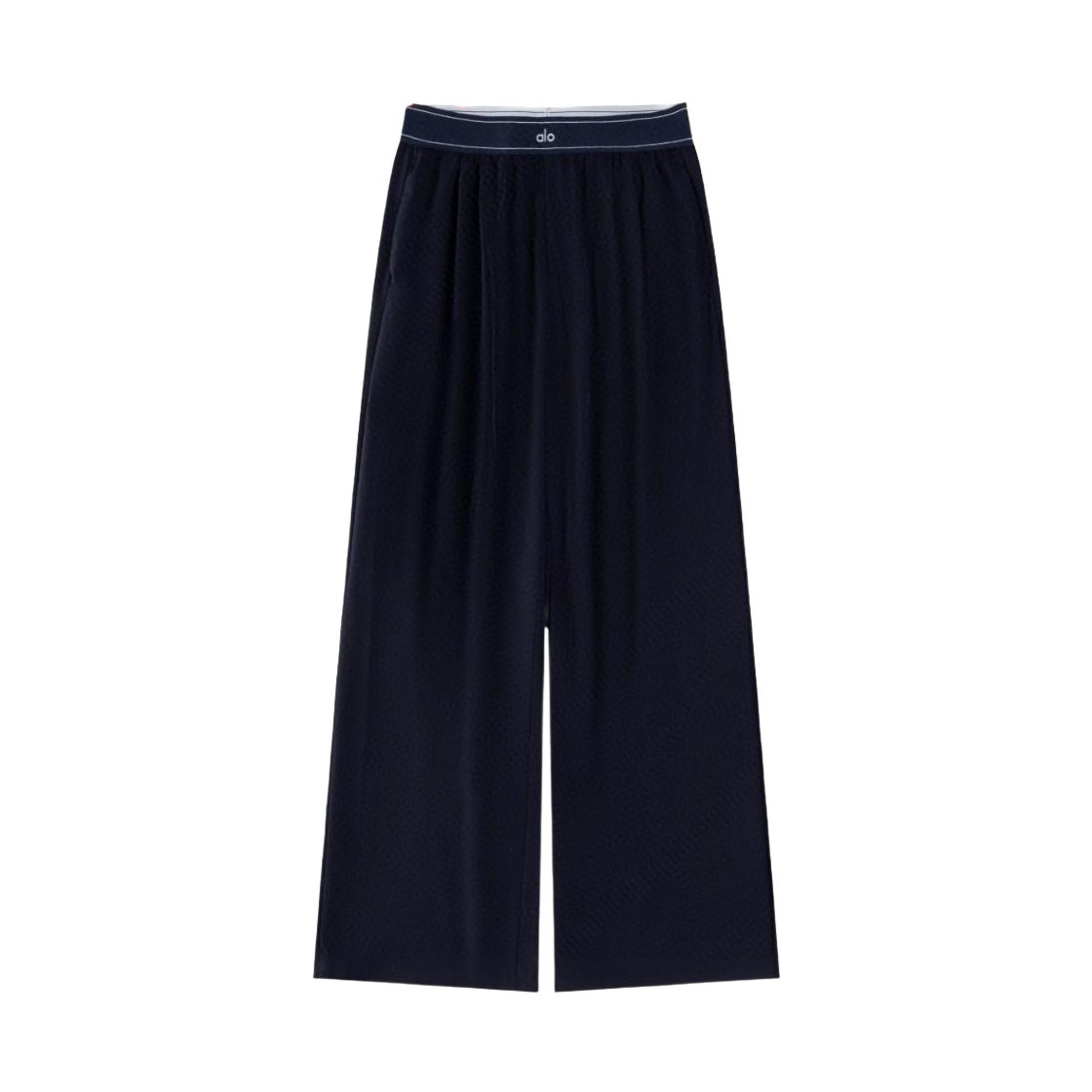 (W) 알로 요가 롱 수트 업 트라우저 네이비((W) Alo Yoga Long Suit Up Trouser Navy)