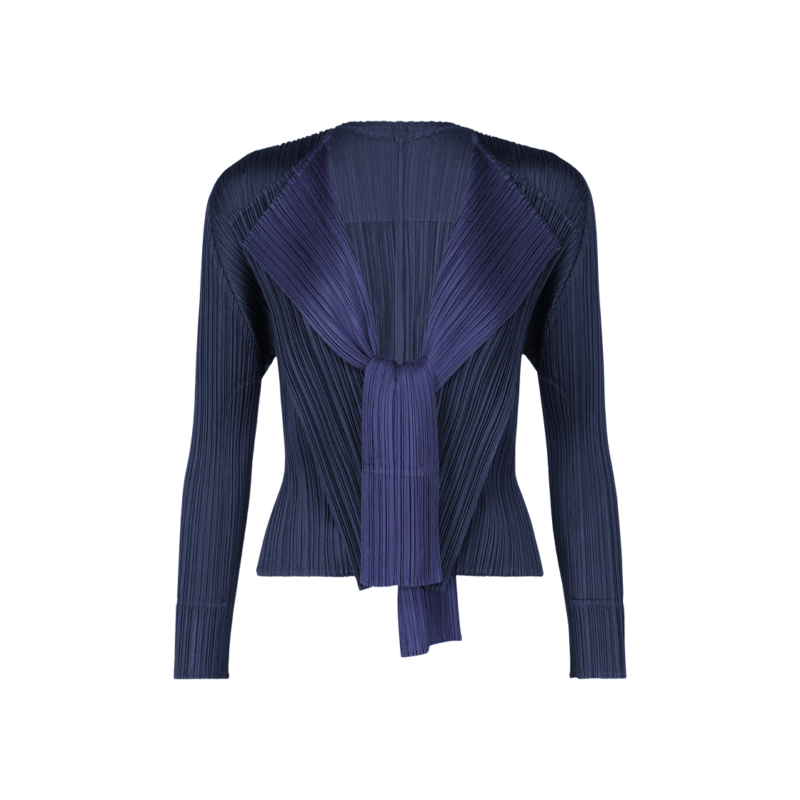 (W) 플리츠 플리즈 이세이 미야케 메리 바이컬러 네이비((W) Pleats Please Issey Miyake Merry Bicolor Navy) - 1