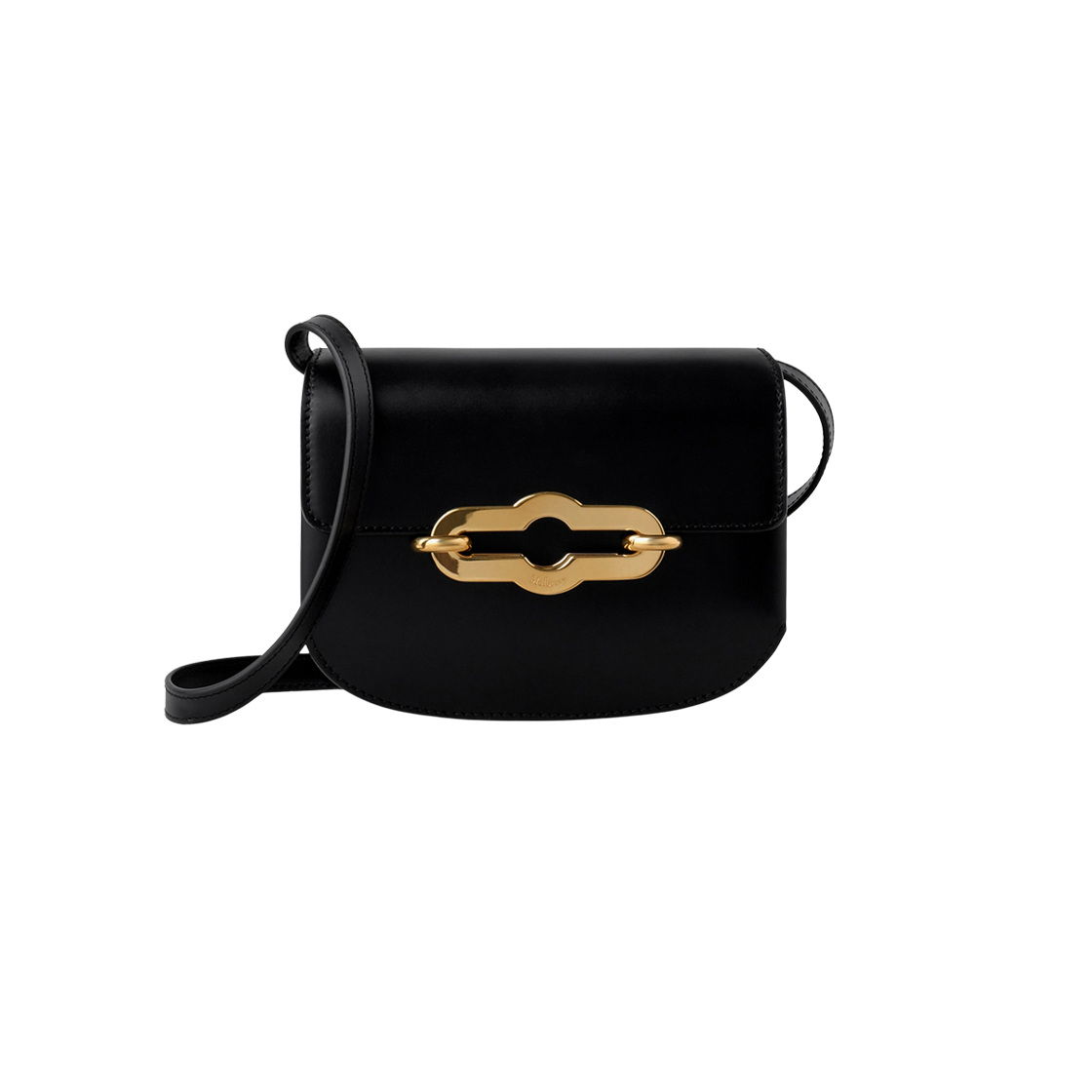 멀버리 슈퍼 럭스 카프 스몰 핌리코 사첼 블랙 브라스(Mulberry Super Lux Calf Small Pimlico Satchel Black Brass)