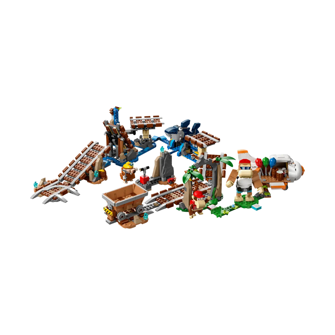 레고 디디콩의 광산 카트 확장팩(Lego Diddy Kong's Mine Cart Ride Expansion Set) - 1