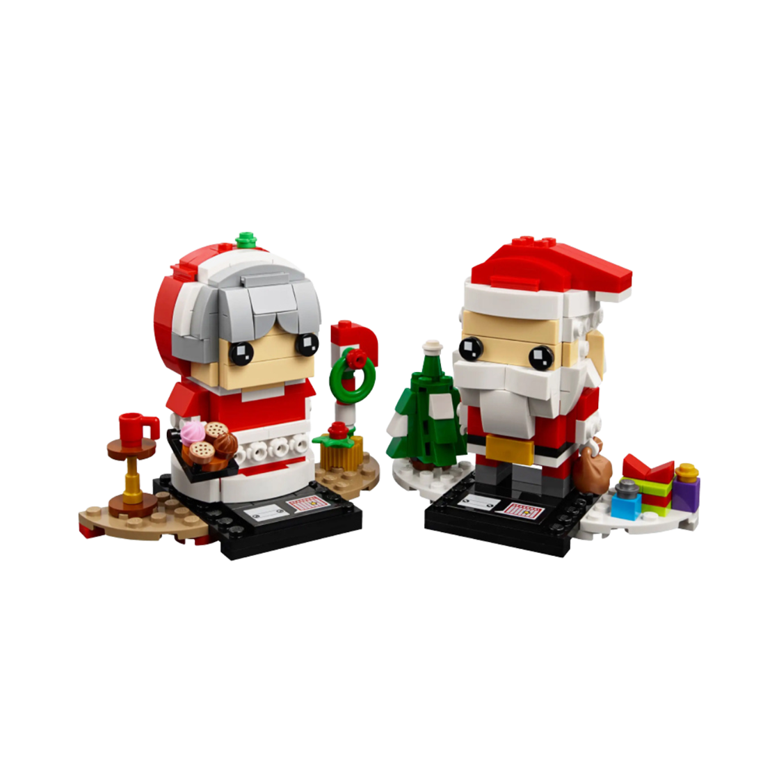 레고 브릭헤즈 산타 할아버지와 할머니(Lego Brickheadz Mr. & Mrs. Claus) - 1