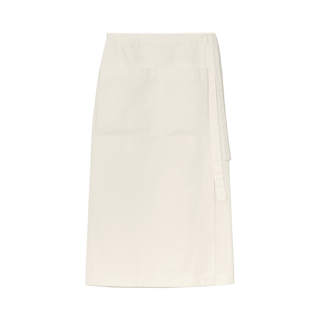 24FW004SK Kindersalmon Women Mira Skirt White