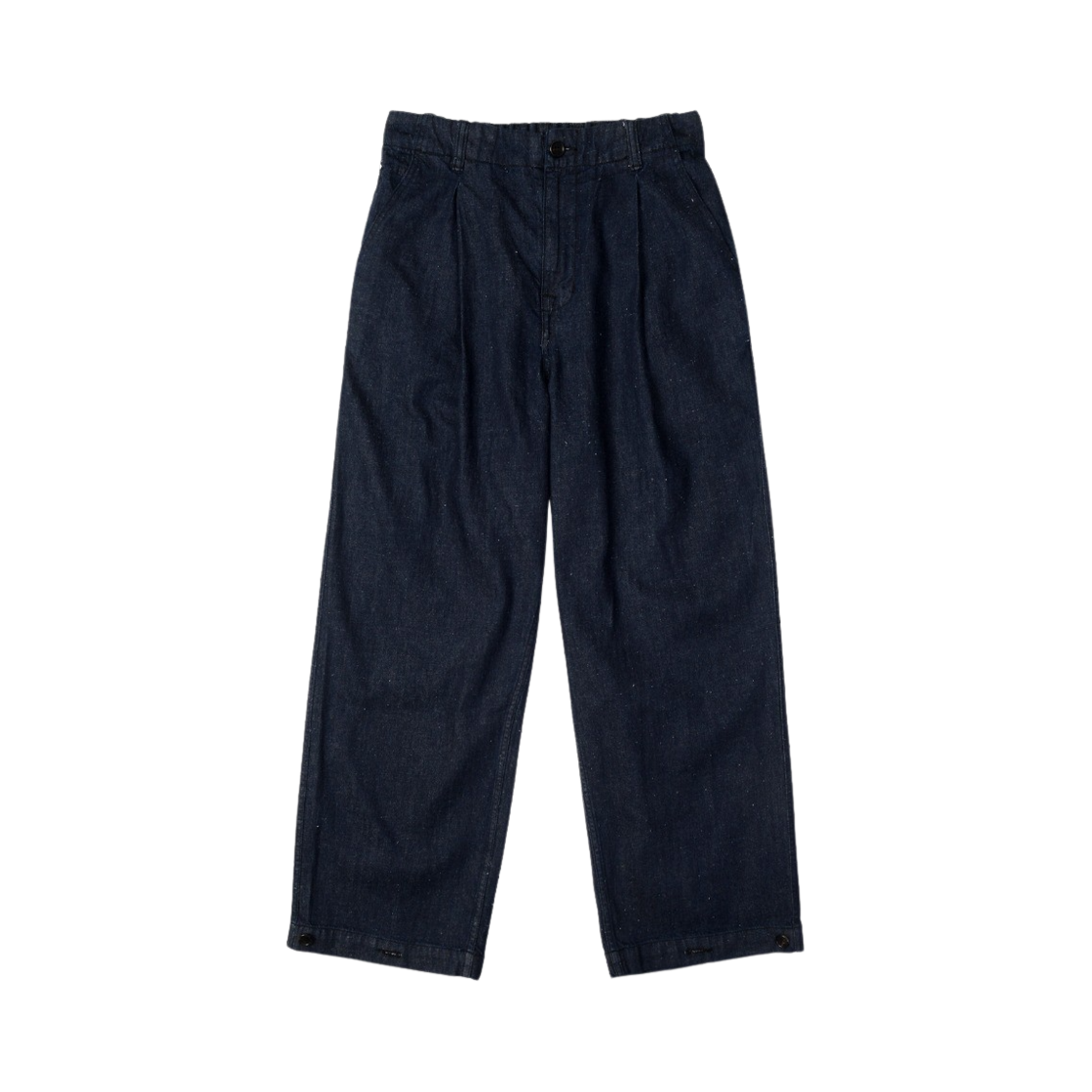 아마이유우츠 네프 데님 와이드 팬츠 인디고(Amaiyuutsu Nep Denim Wide Pants Indigo)