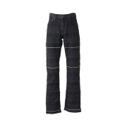 Hysteric Glamour Scratch Flared Denim Pants Black