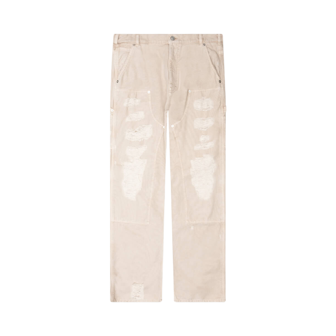 1017 알릭스 9SM 디스트로이드 카펜터 팬츠 오프 화이트(1017 Alyx 9SM Destroyed Carpenter Pants Off White)