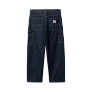Carhartt WIP Nash Loose Fit Double Knee Pants Blue Rinsed
