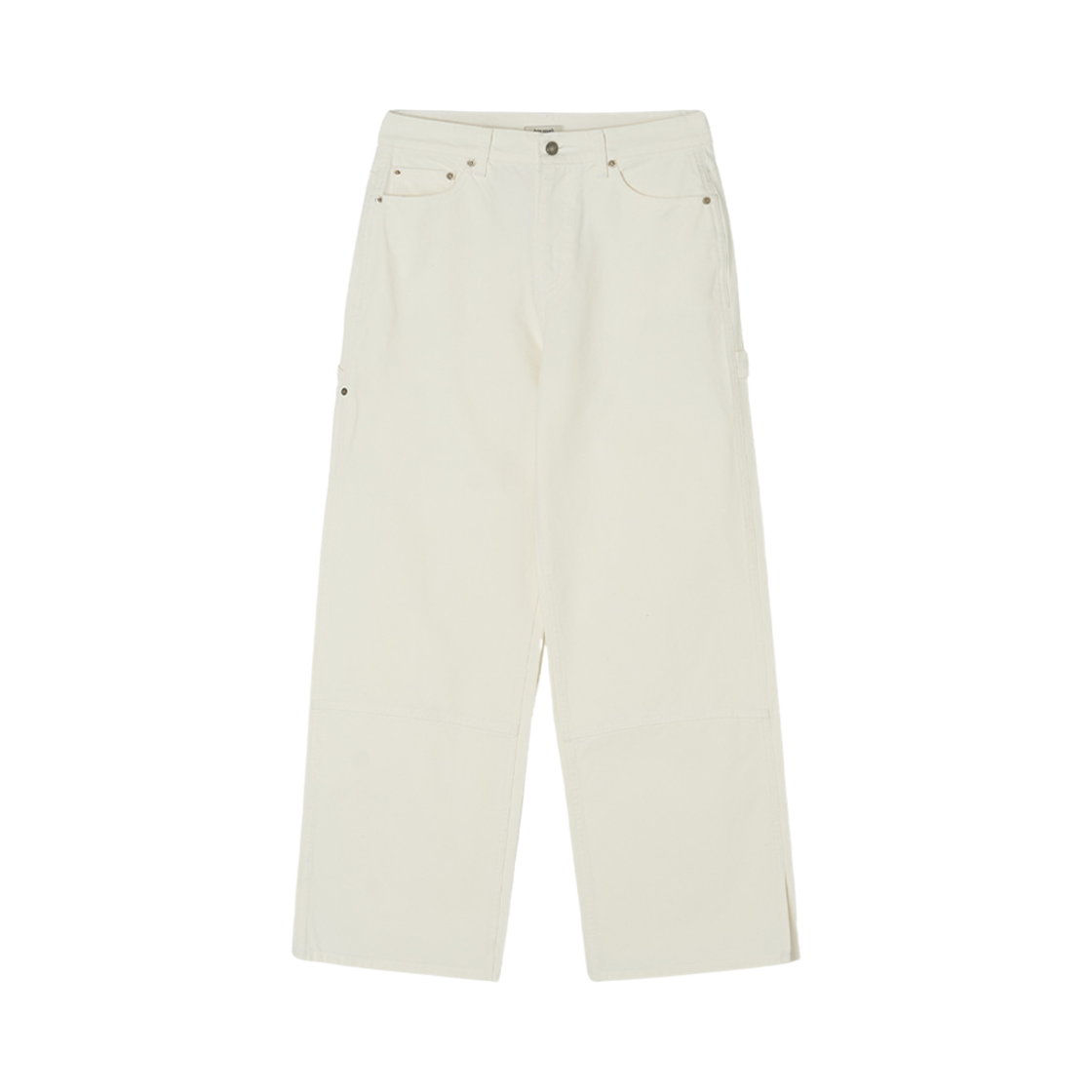 - (W) Aviemuah Vintage Dyeing Carpenter Jeans Ivory