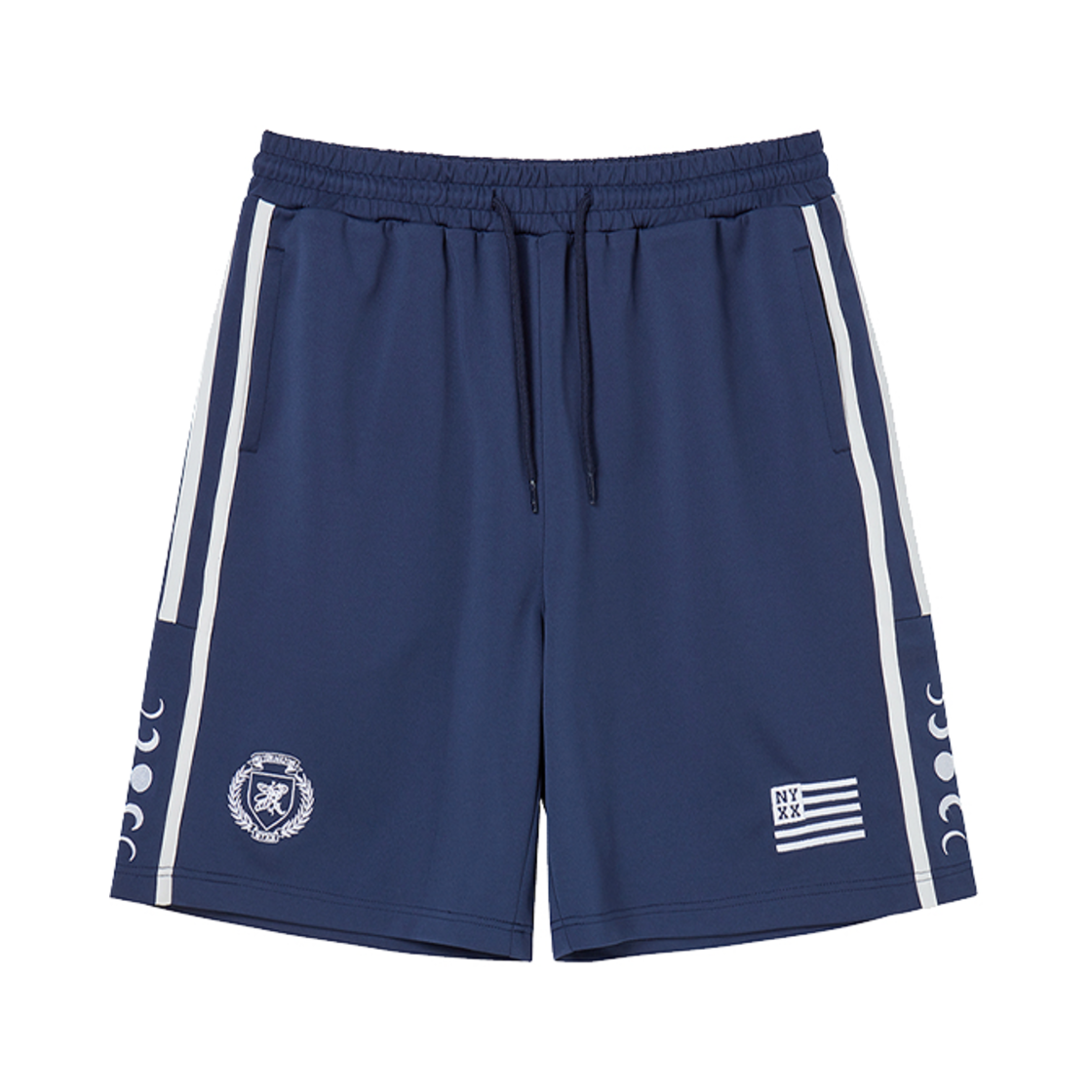 엔와이엑스엑스 사이드 라인 트랙 쇼츠 네이비