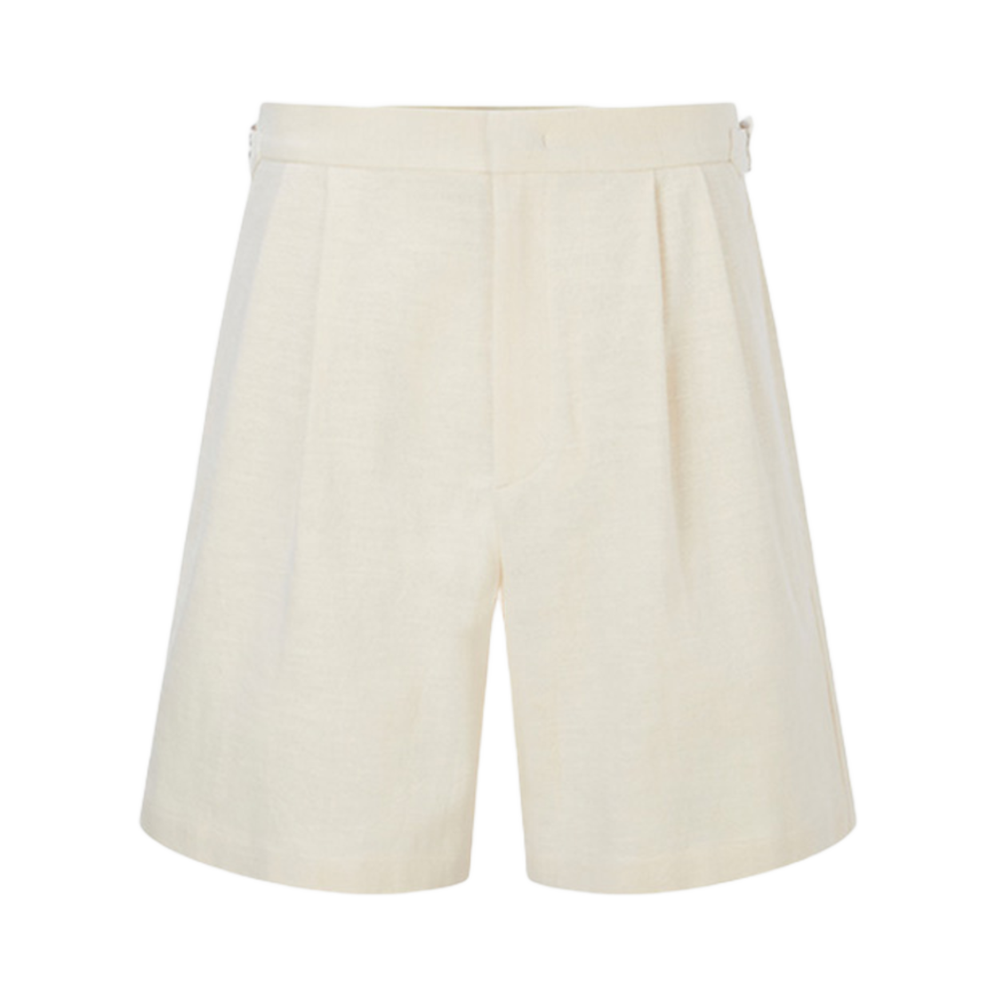 LH2511PT006EIV LE17SEPTEMBRE Linen Shorts Ivory
