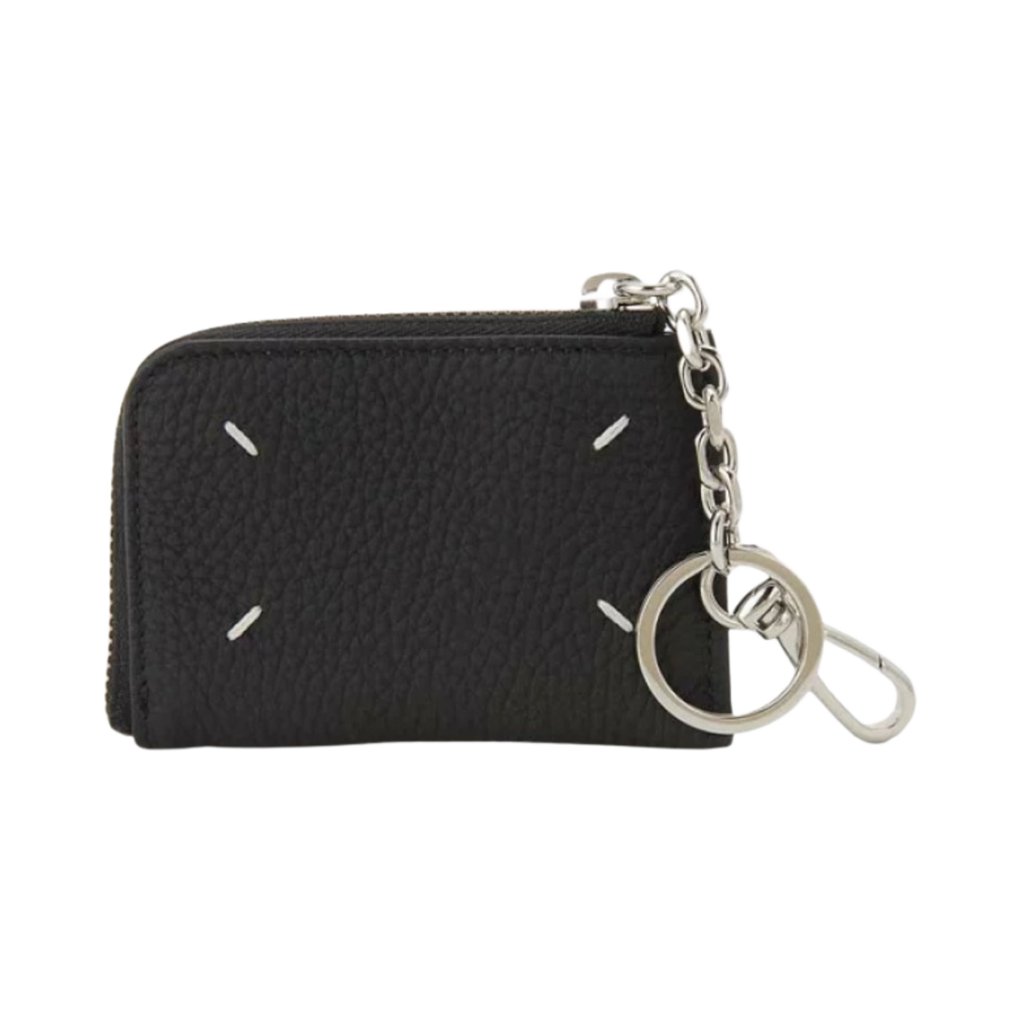SA1UI0012P4746T8013 Maison Margiela Keyring Wallet Black - 대표 이미지 #1