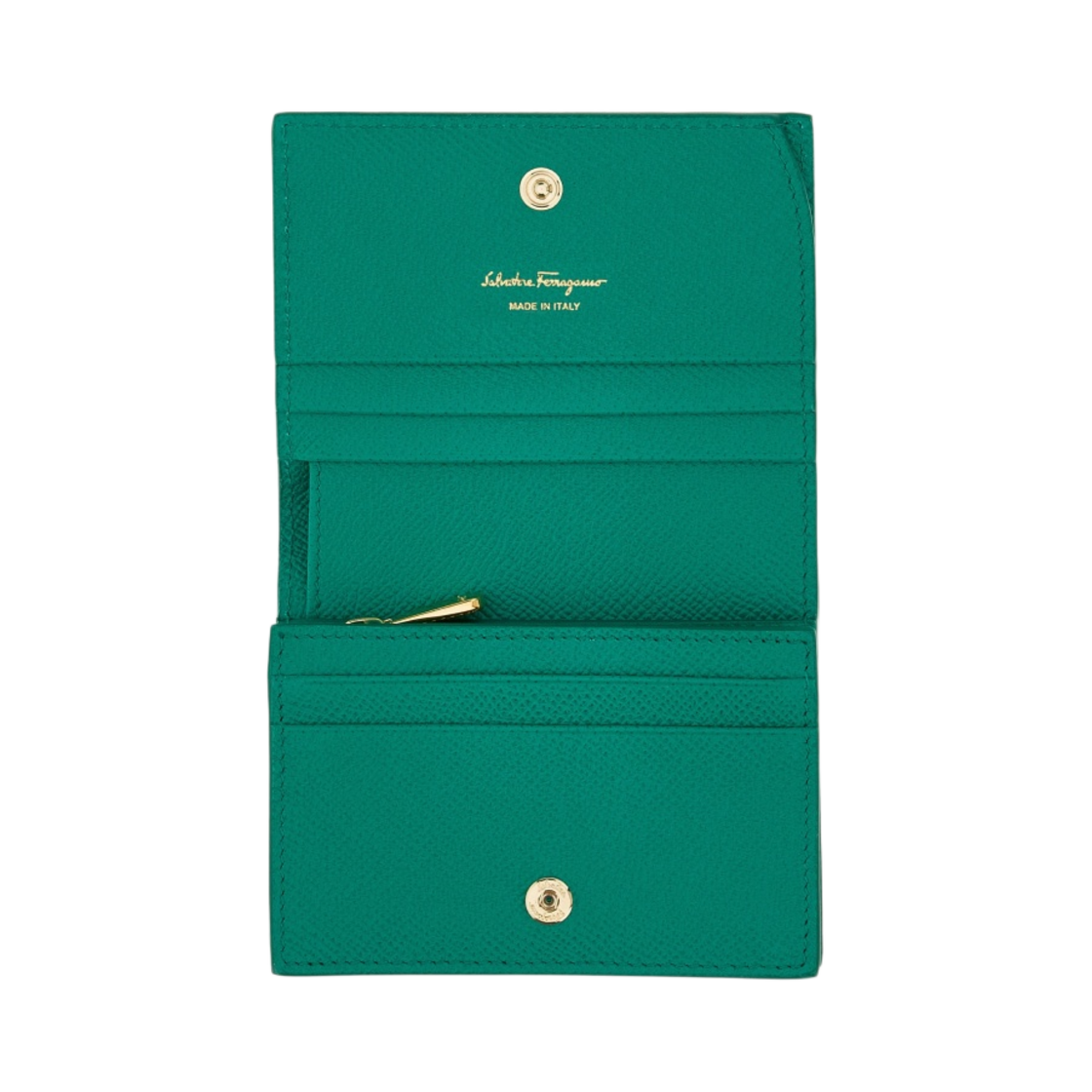 페라가모 바라 동전 지갑 에메랄드(Ferragamo Vara Coin Wallet Emerald) - 3