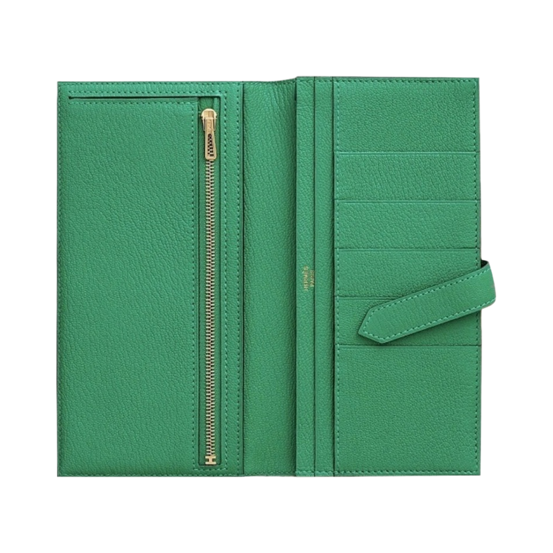 에르메스 베안 장지갑 미조레 고트스킨 & 골드 하드웨어 멍뜨(Hermes Bearn Wallet Mysore Goatskin & Gold Menthe) - 2