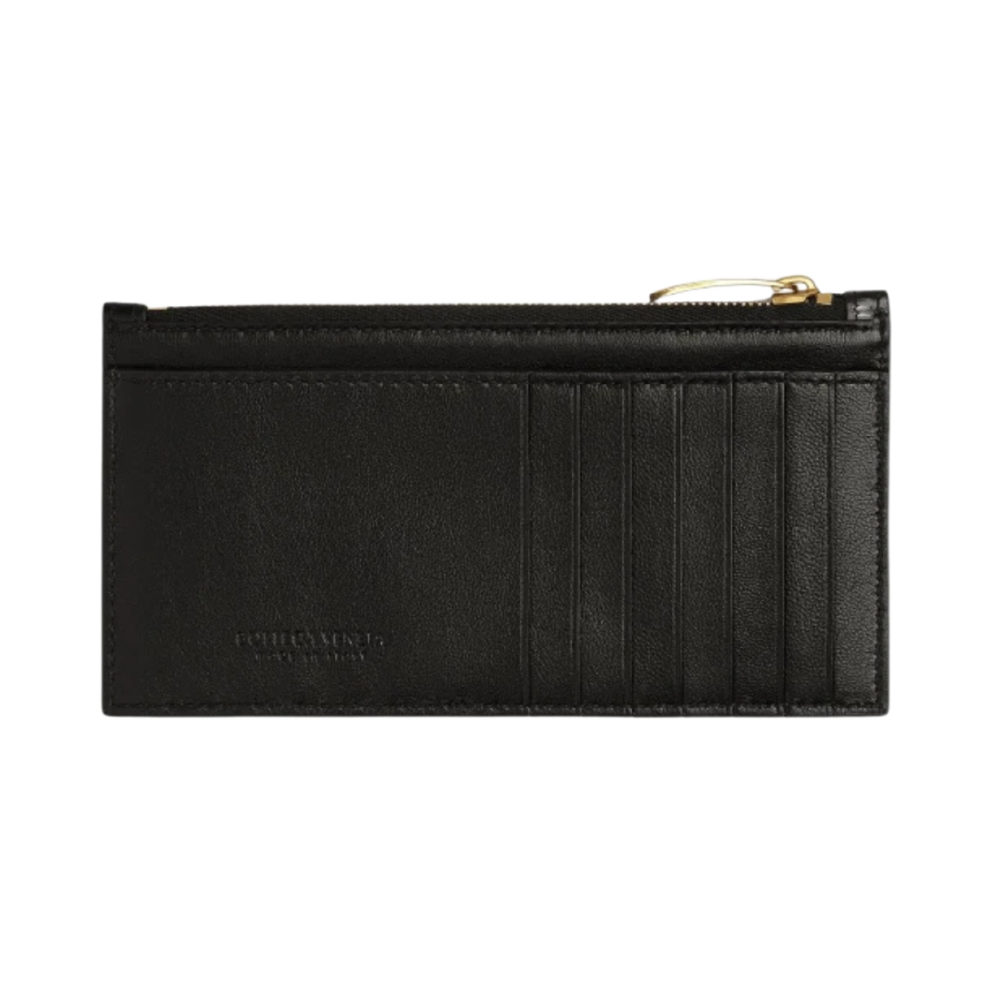 보테가 베네타 지퍼 카드 케이스 블랙(Bottega Veneta Zipped Card Case Black) - 2