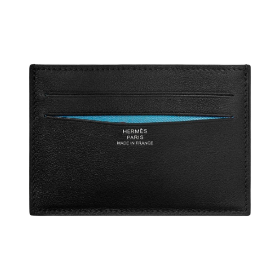 에르메스 시티즌 트윌 카드 홀더 스위프트 & 누아 셀레스트 오랑쥬 포피(Hermes Citizen Twill Card Holder Swift & Noir Celeste Orange Poppy) - 1