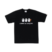 BAPE x Comme Des Garcon Osaka Baby Milo #1 T-Shirt Black
