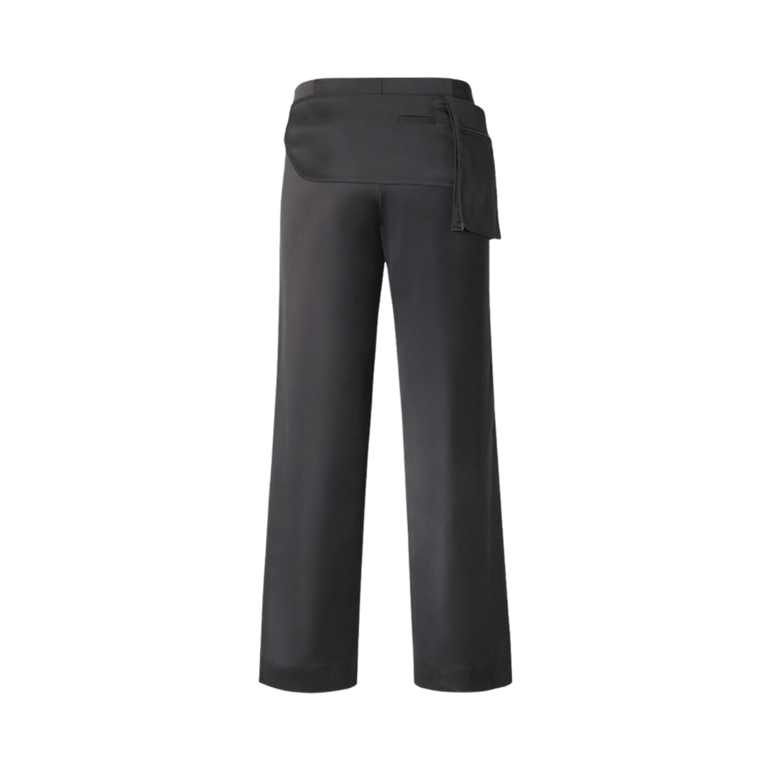 (W) 쓰리타임즈 사틴 벨트 슬랙스 차콜((W) Threetimes Satin Belt Slacks Charcoal) - 2