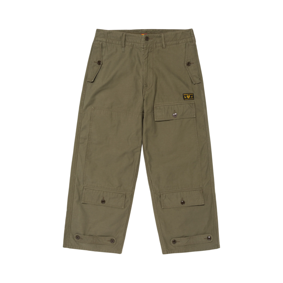 HM29PT009 Human Made Air Force Pants Olive Drab