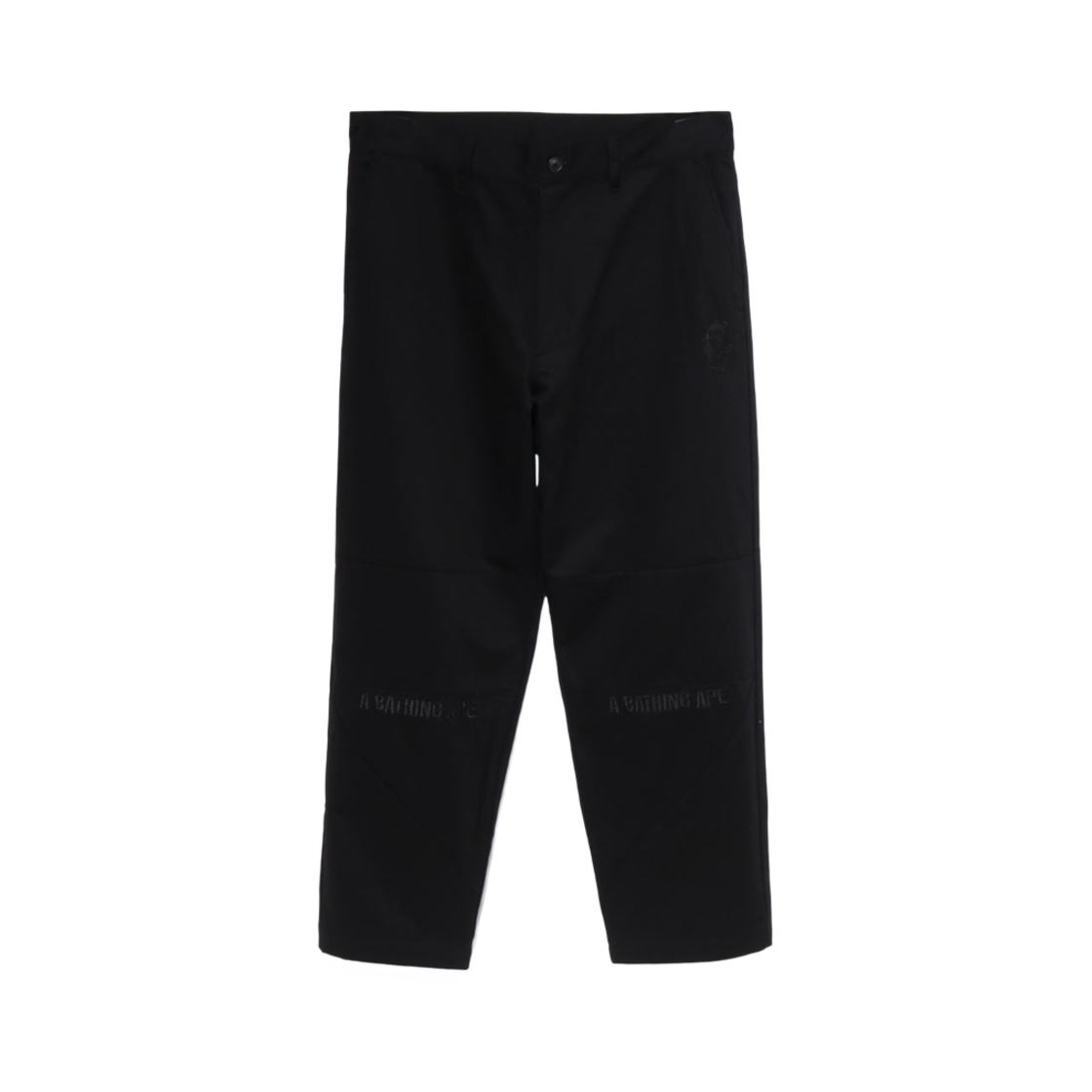 베이프 베이프 루즈 핏 치노 팬츠 블랙(BAPE Bape Loose Fit Chino Pants Black) - 1