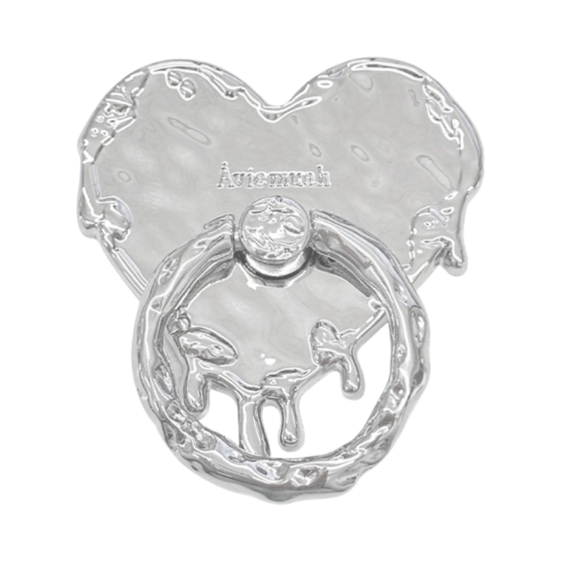 아비에무아 하트 폰 놉 로듐(Aviemuah Heart Phone Knob Rhodium)