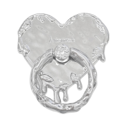 Aviemuah Heart Phone Knob Rhodium