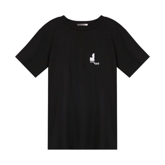 Isabel Marant Zafferh Logo Crewneck T-Shirt Black