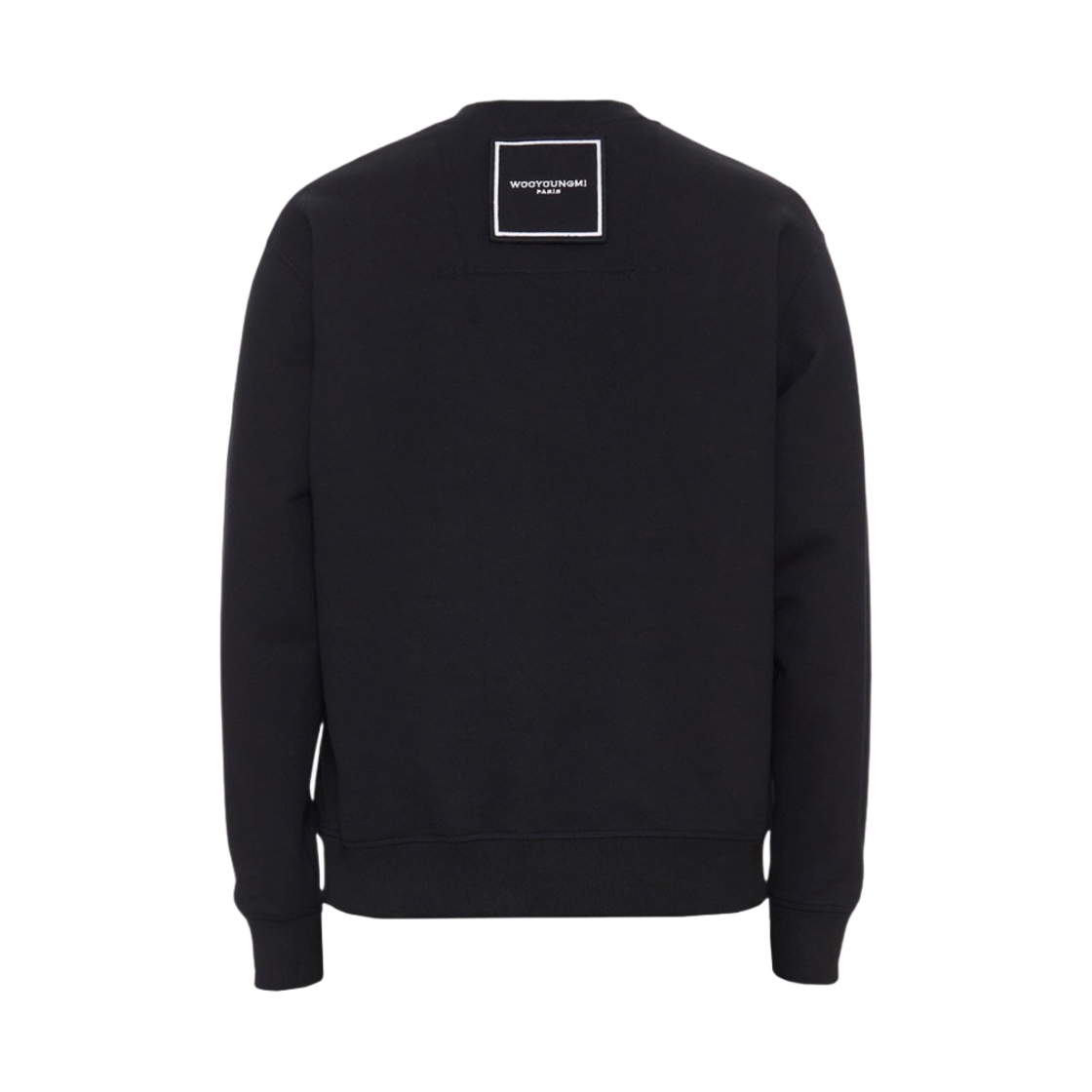 우영미 스퀘어 라벨 스웨트셔츠 블랙 - 22FW(Wooyoungmi Square Label Sweatshirt Black - 22FW) - 2