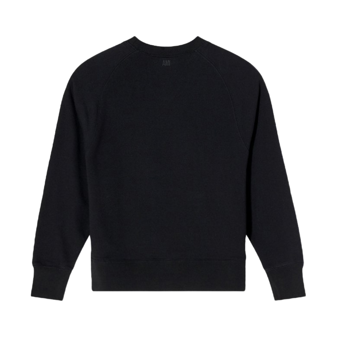 아미 스몰 화이트 하트 로고 스웨트셔츠 블랙(AMI de Coeur Sweatshirt Black) - 2