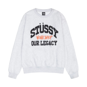 Stussy x Our Legacy Work Shop Collegiate Crew Ash Heather