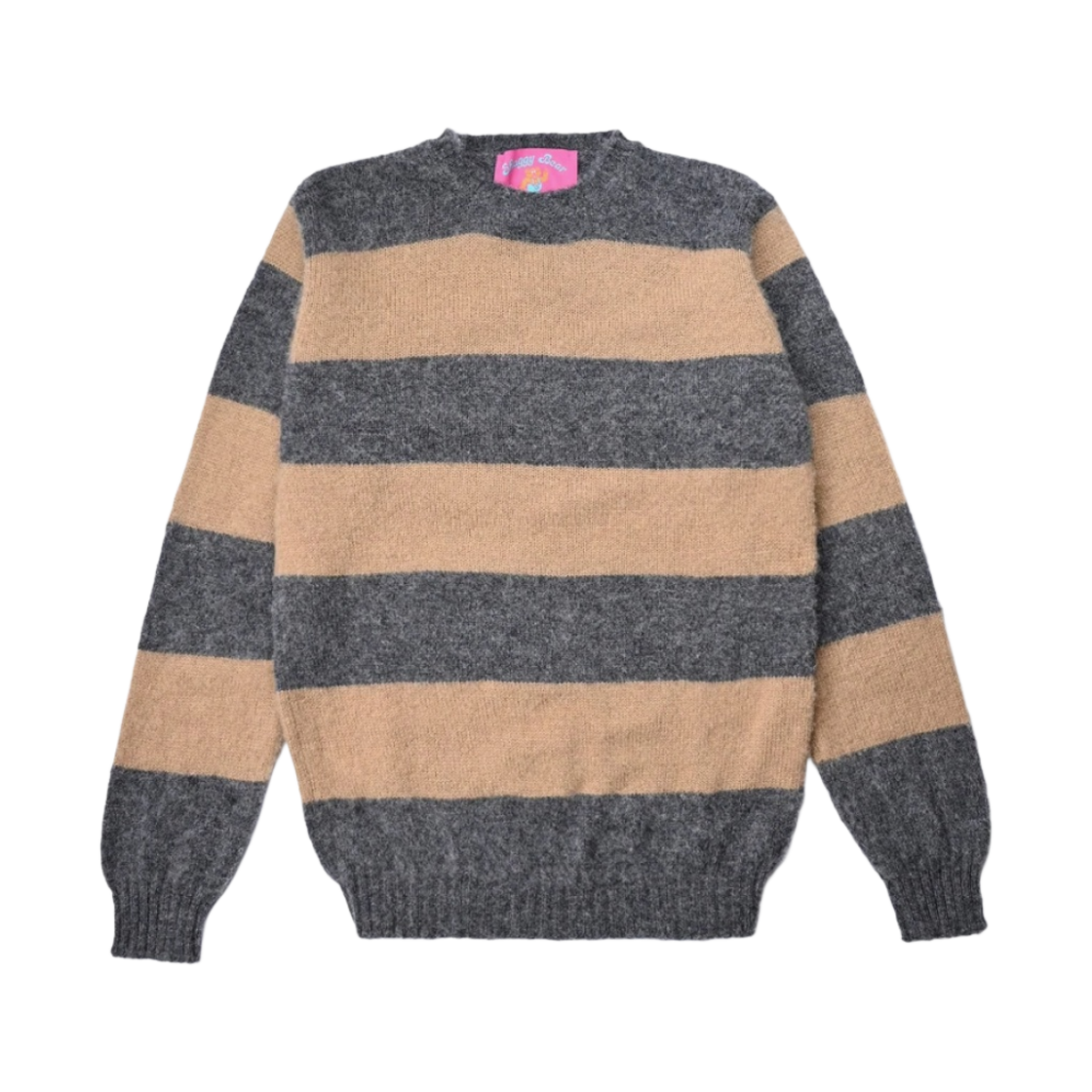 하울린 쉐기 베어 니트 청키 스트라이프 옥스포드(Howlin Shaggy Bear Knit Chunky Stripes Oxford) - 1