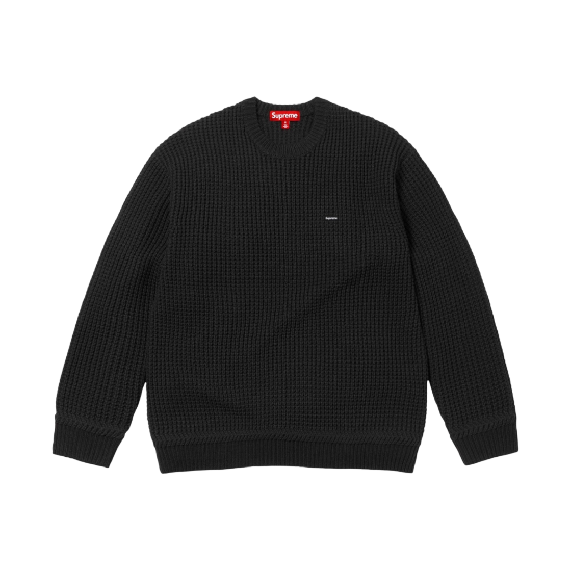 슈프림 와플 스몰 박스 스웨터 블랙 - 24FW