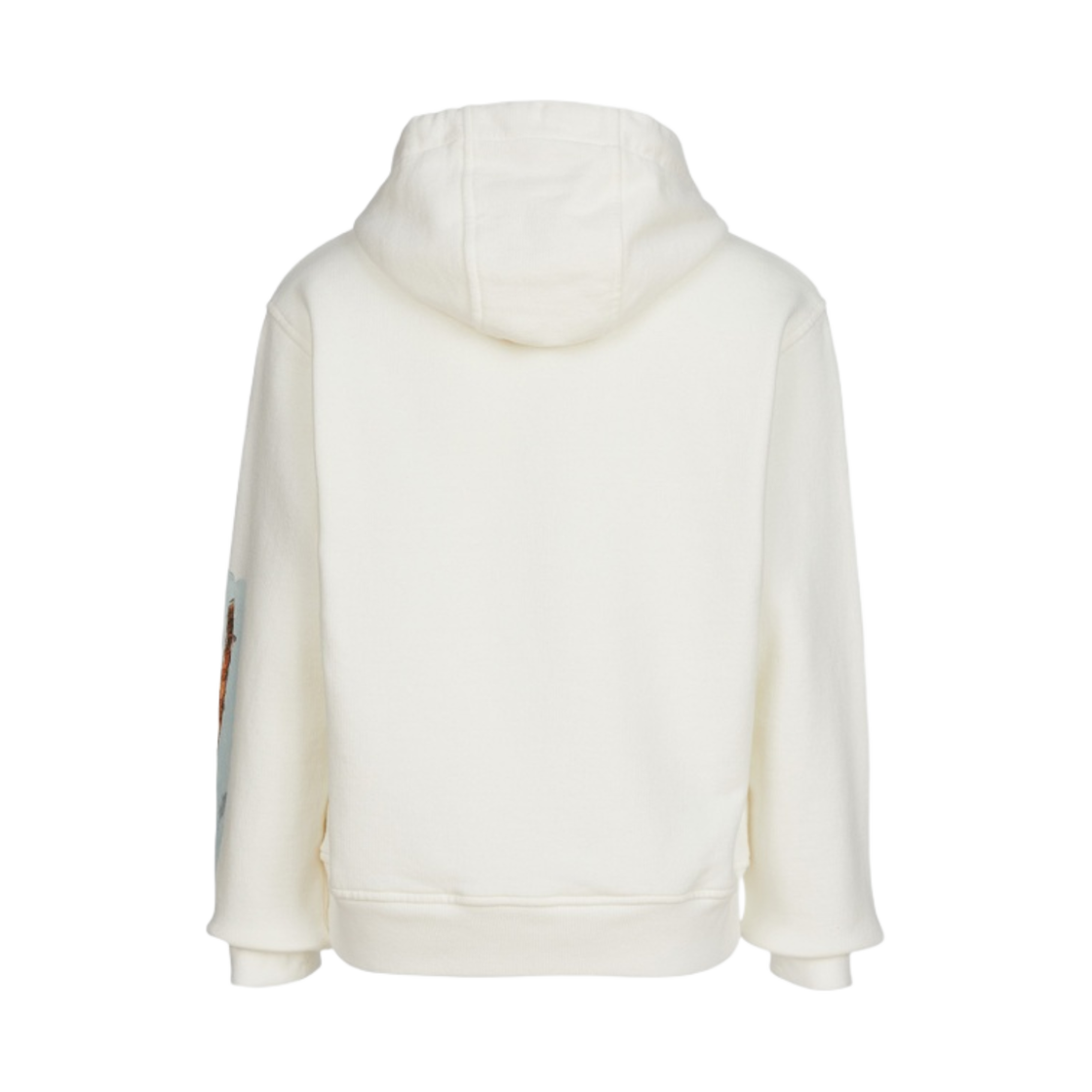 (키즈) C.P. 컴퍼니 U16 베이직 플리스 그래픽 로고 후드 거즈 화이트 - 23SS((Kids) C.P. Company U16 Basic Fleece Graphic Logo Hoodie Gauze White - 23SS) - 2