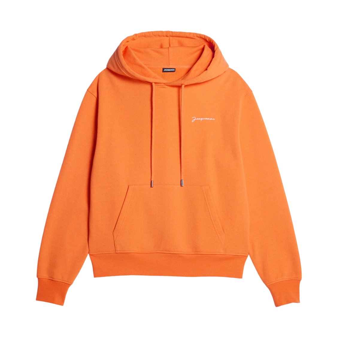자크뮈스 르 스웨트셔츠 브로데 자수 로고 후드 오렌지(Jacquemus Le Sweatshirt Brodé Embroidered Logo Hoodie Orange) - 1