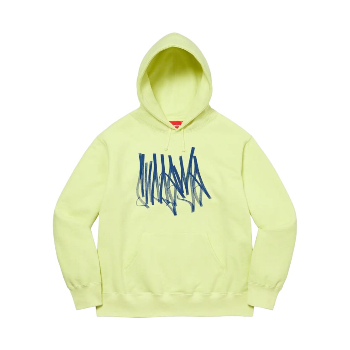 슈프림 태그 후드 스웨트셔츠 페일 라임 - 22FW(Supreme Tag Hooded Sweatshirt Pale Lime - 22FW) - 1