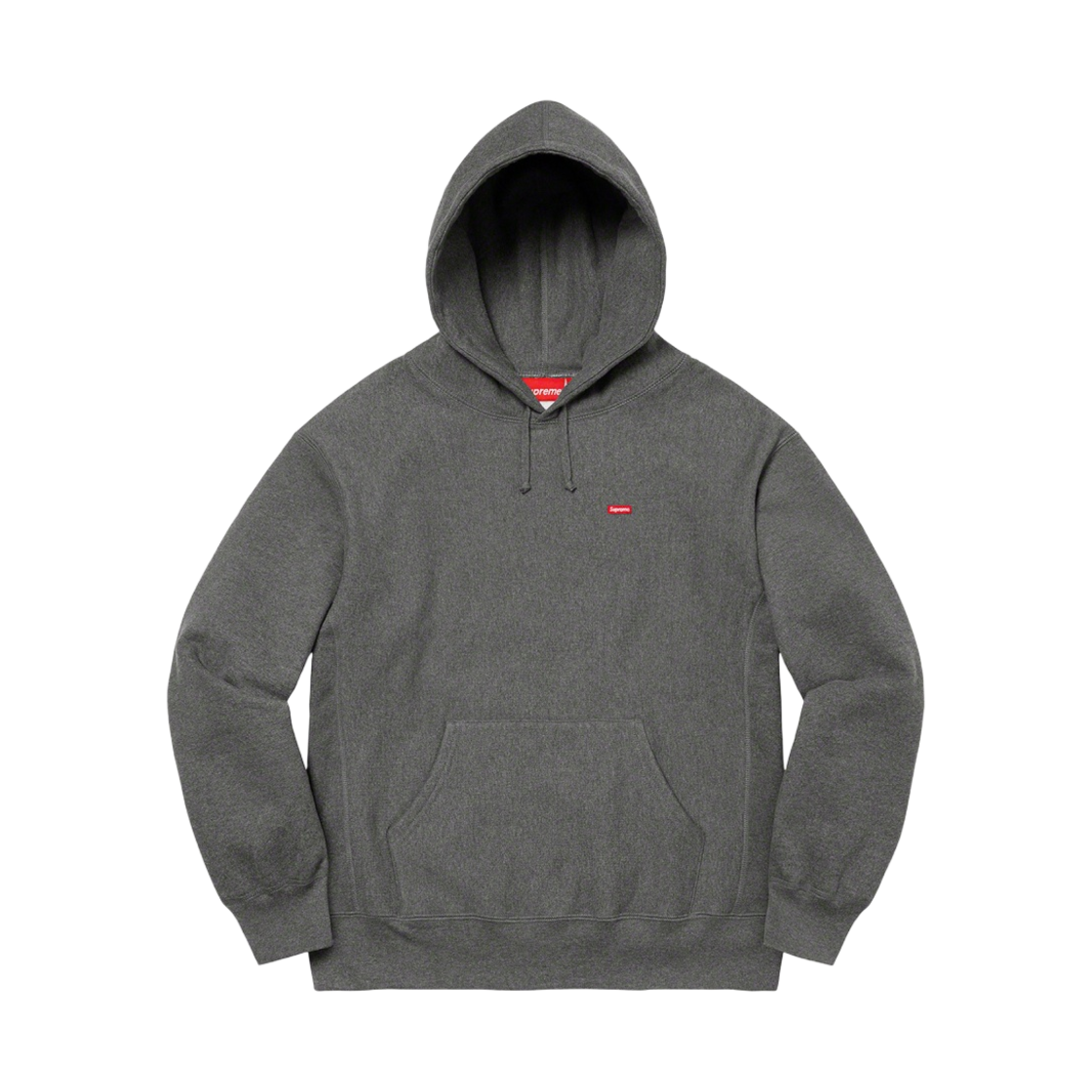 - Supreme Small Box Hooded Sweatshirt Charcoal - 21FW