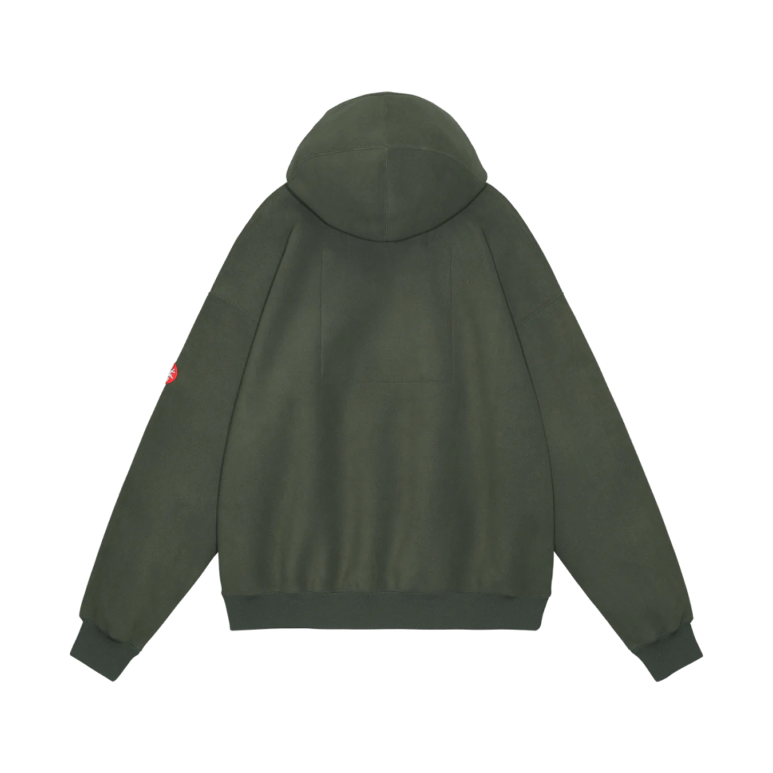 카브엠트 넥 스냅 플리스 후드 그린 - 24FW(Cav Empt Neck Snap Fleece Hoody Green - 24FW) - 2