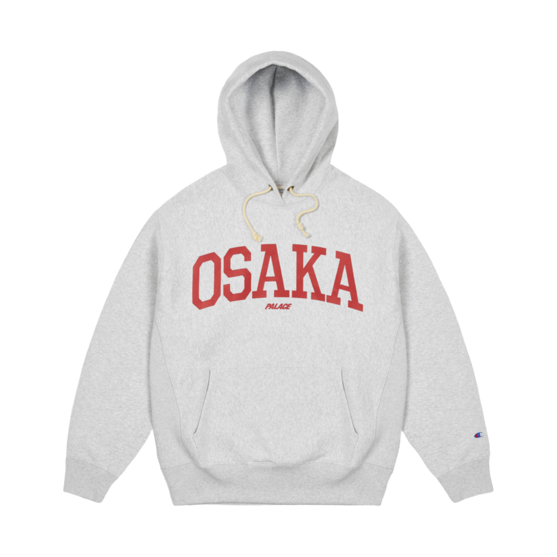 팔라스 x 챔피온 샵 후드 오사카 그레이 말 - 25SS | Palace | KREAM
