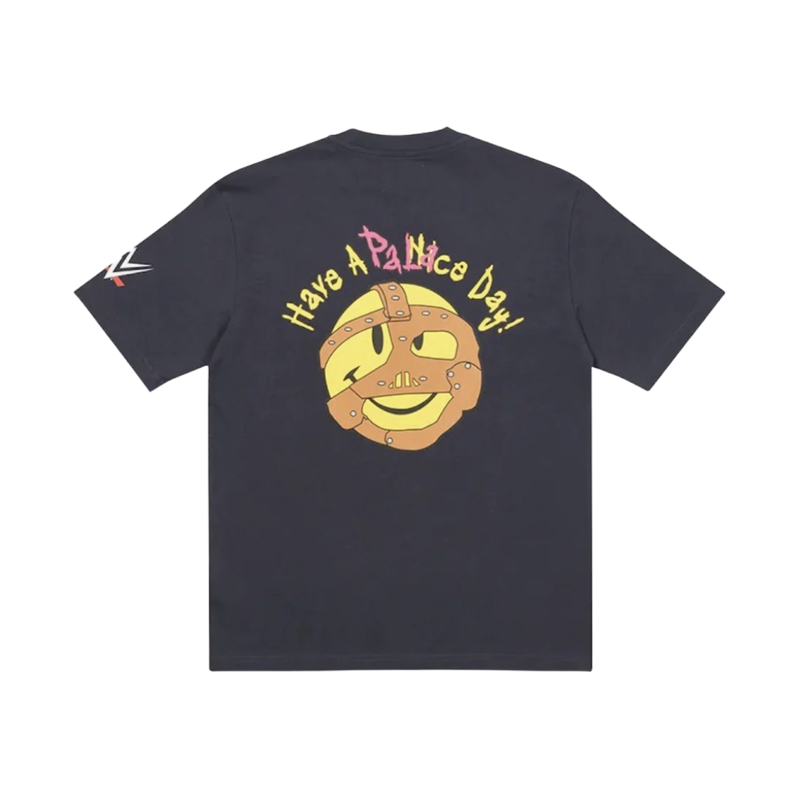 - Palace x WWE Nice Day T-Shirt Navy - 23SS
