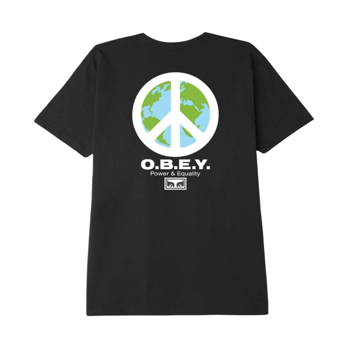 오베이 피스 펑크 클래식 티셔츠 블랙(Obey Peace Punk Classic T-Shirt Black) - 1
