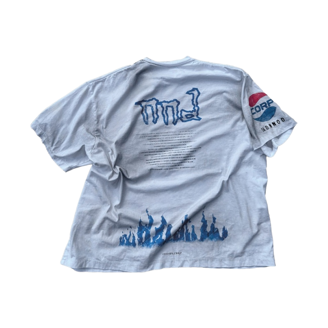 - Nonnod Soft Drink T-Shirt Dirty White