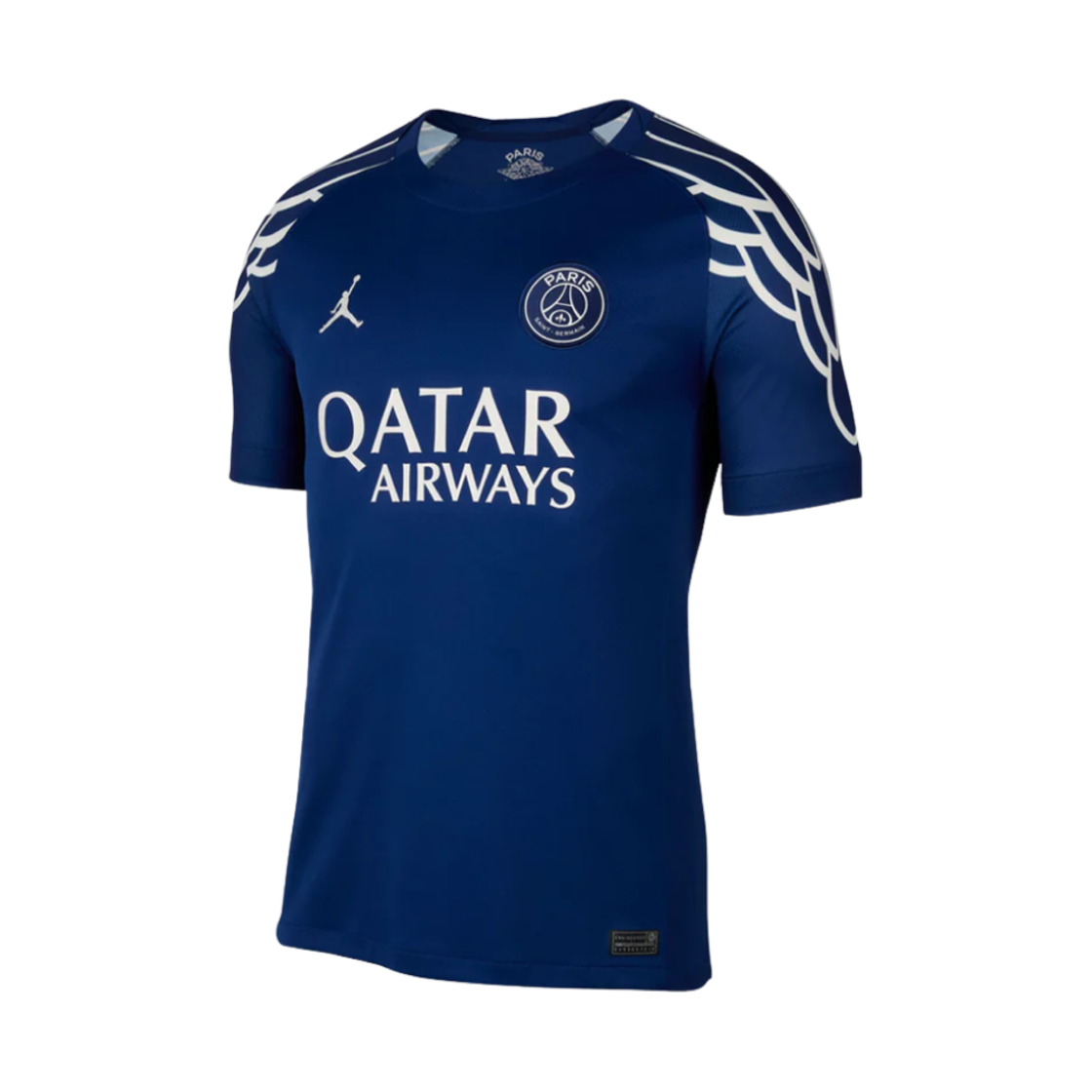 HJ0865-493 Jordan x Paris Saint-Germain 2024/25 Stadium 4th Dri-Fit Replica Jersey Blue Void Phantom (Non Marking Ver.)